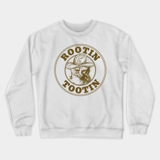 rootin tootin cowboy cat Crewneck Sweatshirt